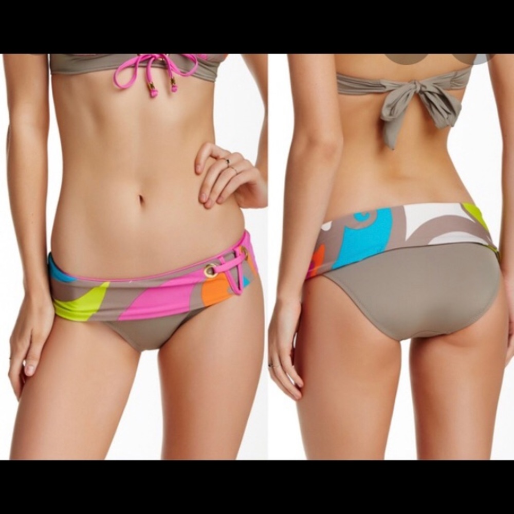 Trina Turk pop wave bikini bottom